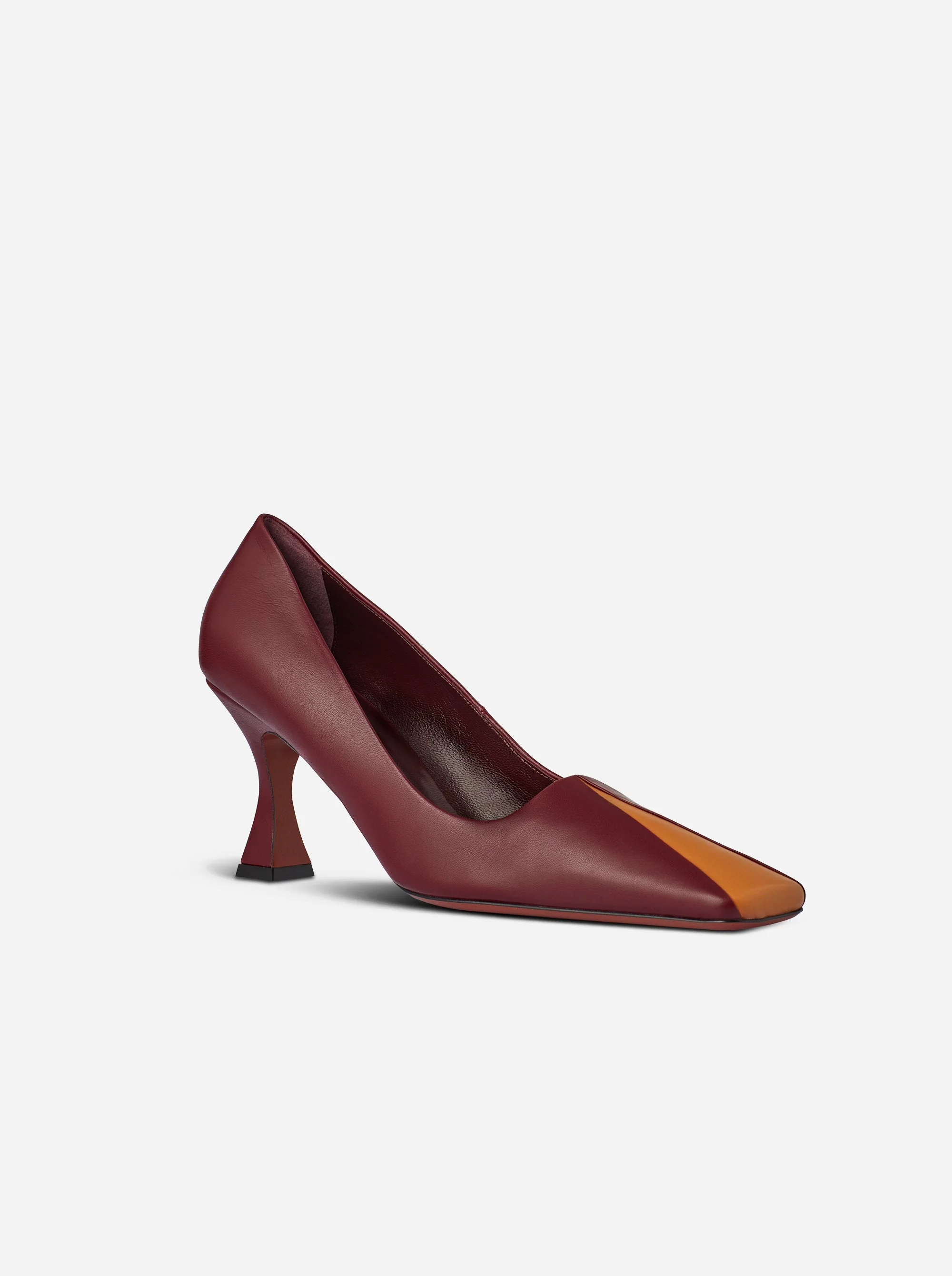 Duck Pumps Orange Camel & Marsala - Image 2