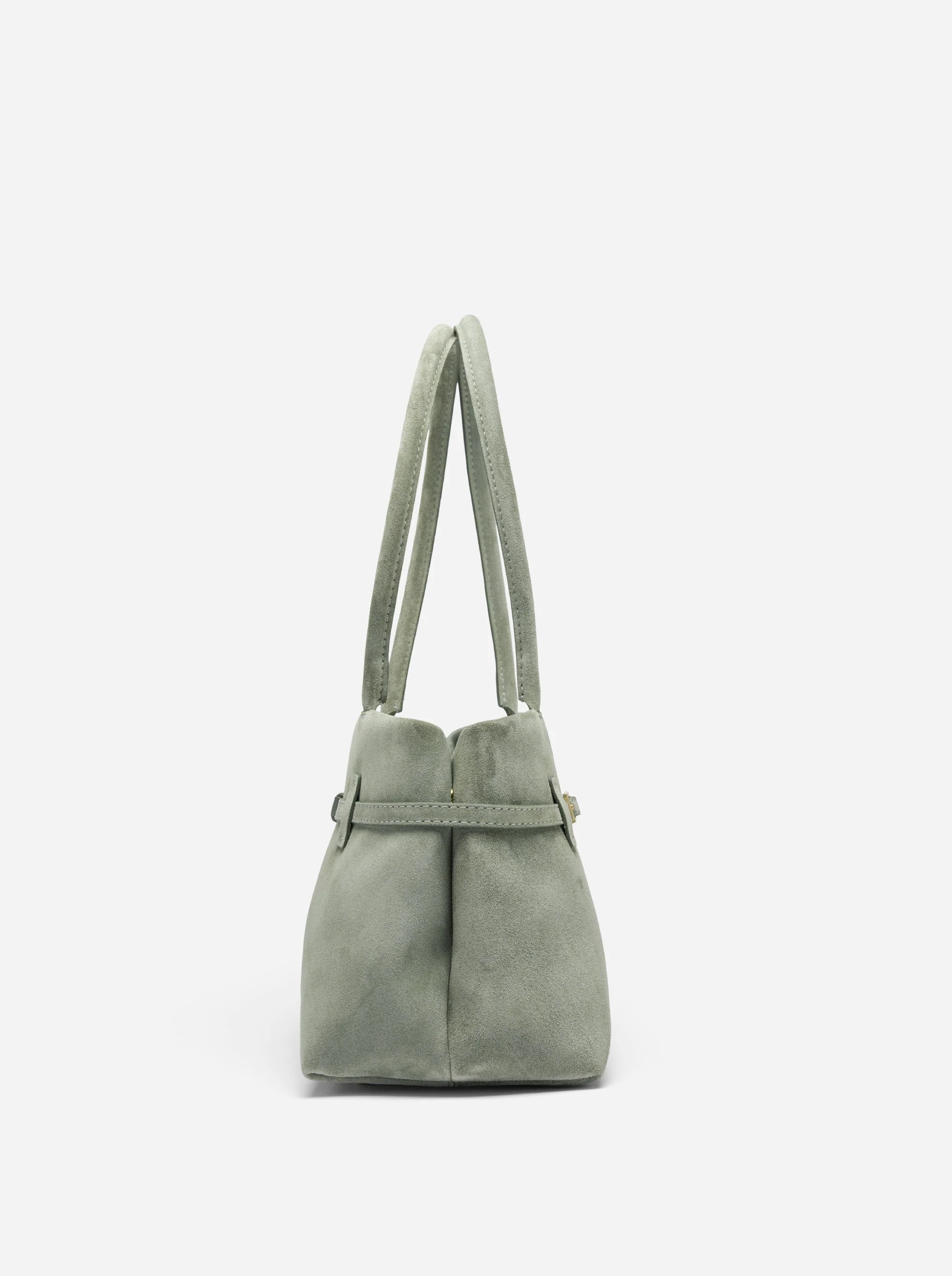 Le Cambon East West Pepe Green Suede - Image 3