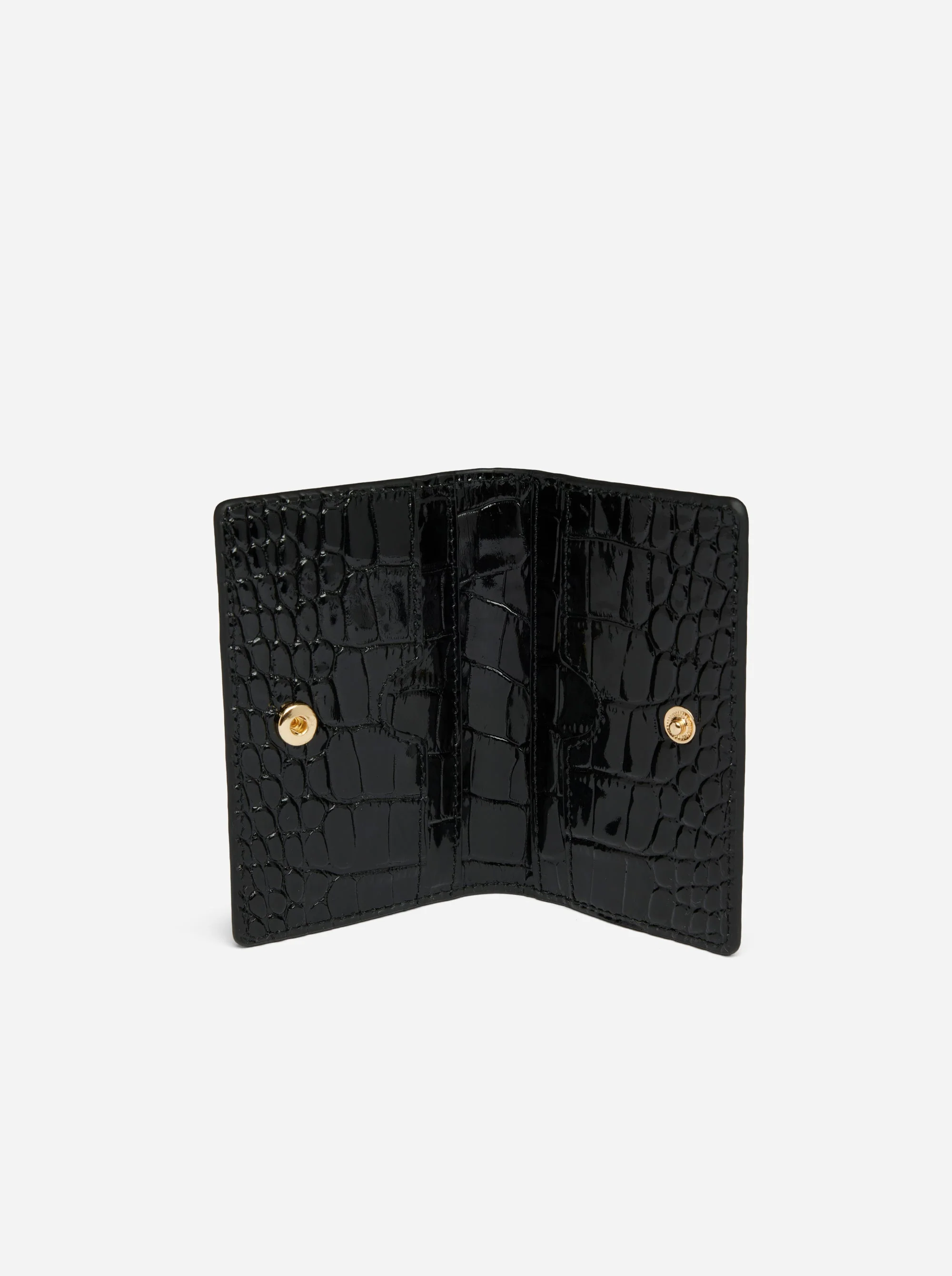 Manu Cardholder Black Croc - Image 4