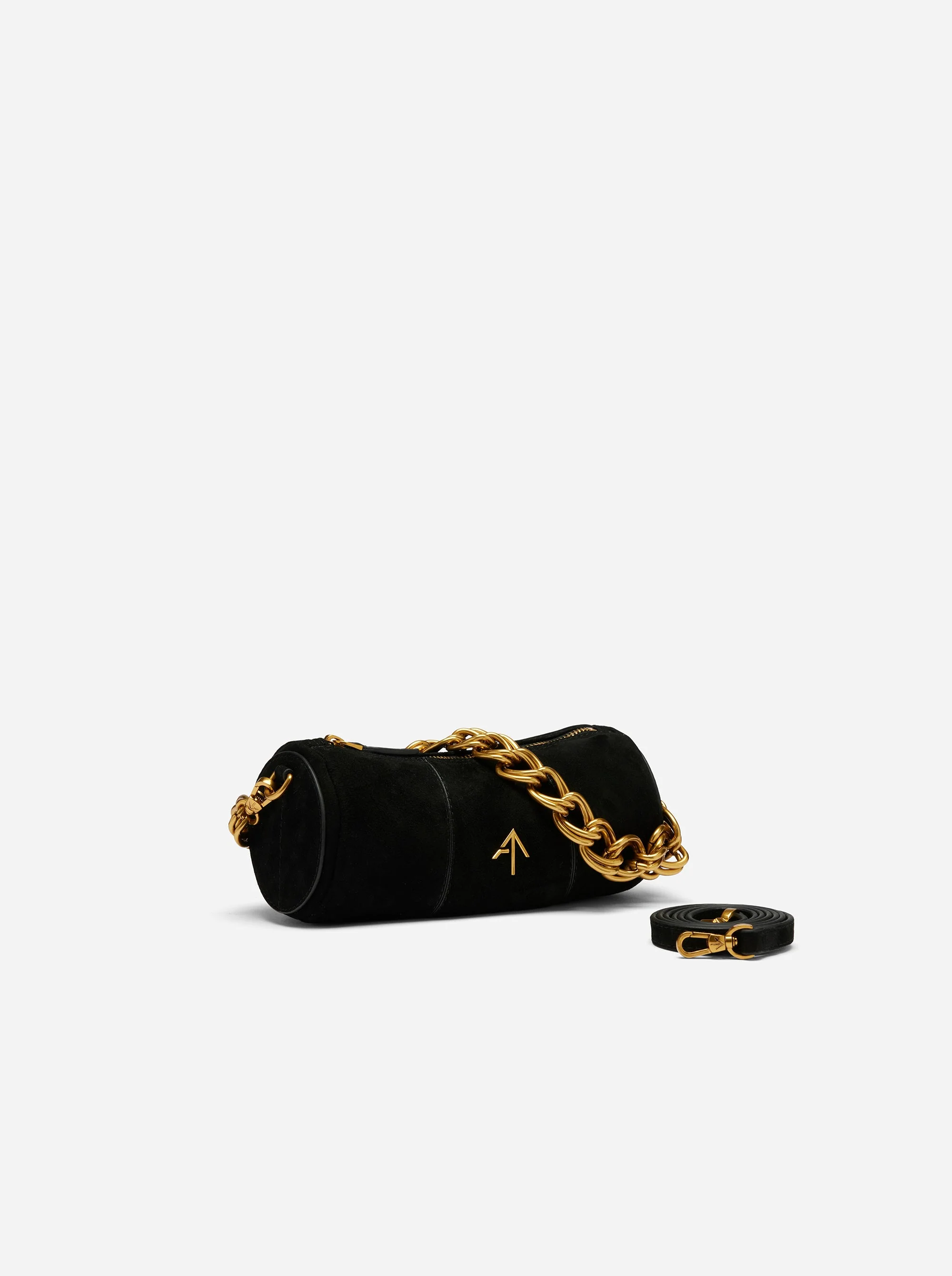 XX Mini Cylinder Black Suede - Image 2